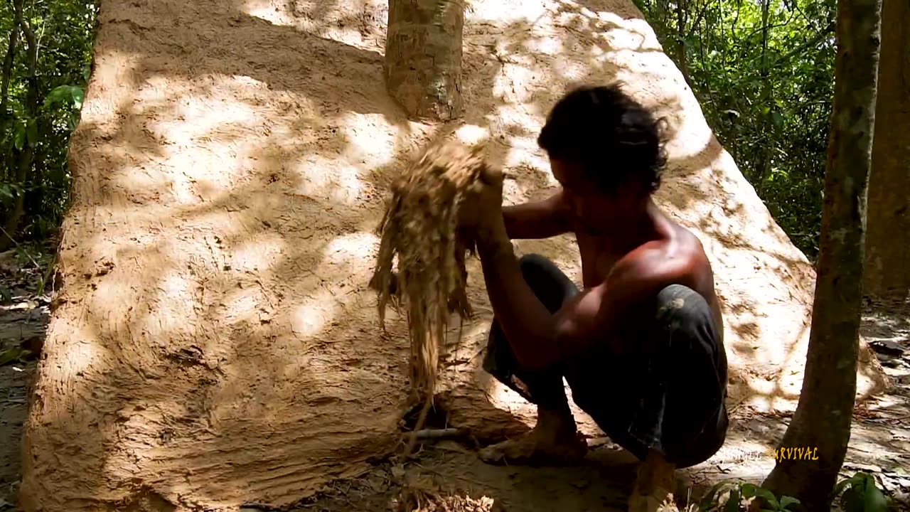 Building a Primitive House With the most Beautiful Around Bamboo Swimming Pool