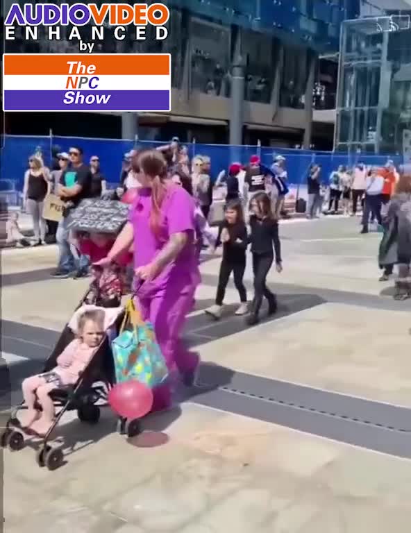 Perth Australia Nurses March Against J4b M4ndates 🟠⚪🟣The NPC Show