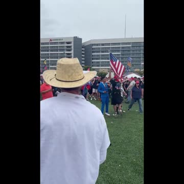 ABC is getting TORCHED at the Trump rally. 🤣🤣🤣