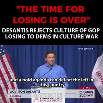 DeSantis is Spot on!