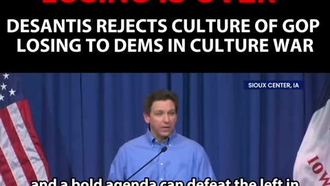 DeSantis is Spot on!