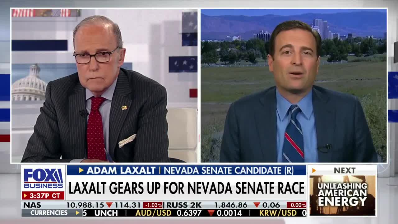 Adam Laxalt rips Sen. Masto, calls her a 'radical leftist'