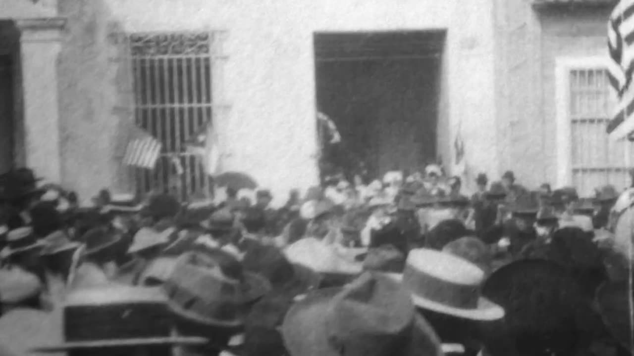 United States Troops At Evacuation Of Havana (1899 Original Black & White Film)