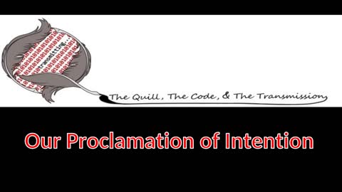 Our Proclamation of Intention