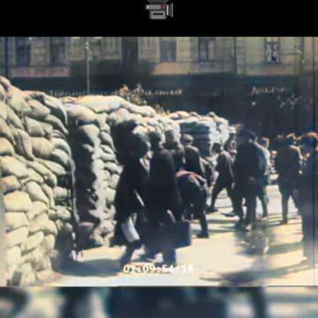 Kiev, Ukraine Days Before German Invasion - Historical COLOURIZED Footage 🇺🇦🏰🎥