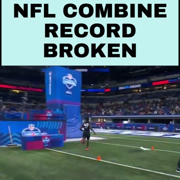NFL Combine Record Broken