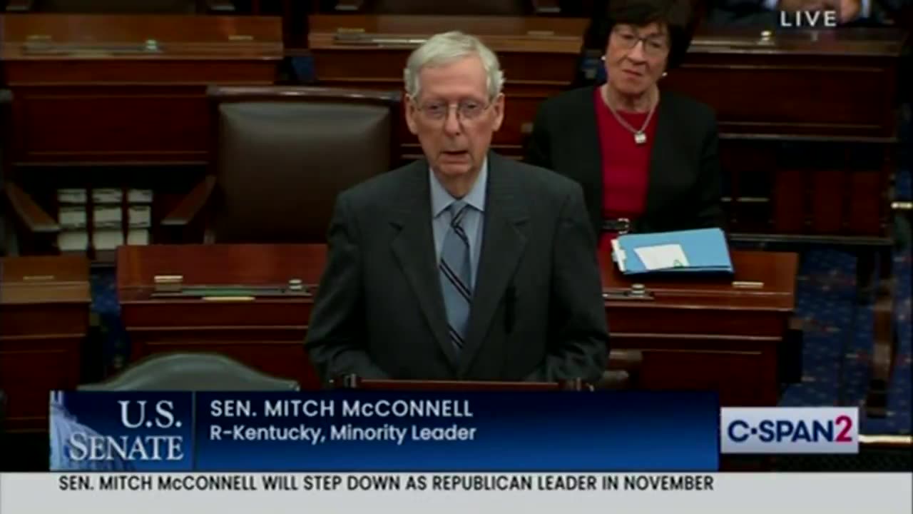 Mitch McConnell To Step Down As GOP Senate Leader