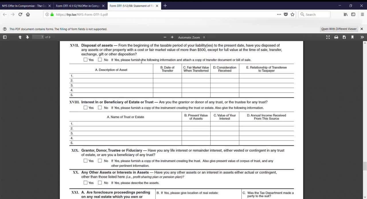 NYS Offer In Compromise - How To Settle New York State Tax Debt