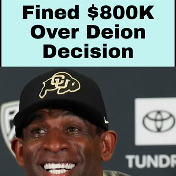 Jackson State Fined $800K Over Deion Decision