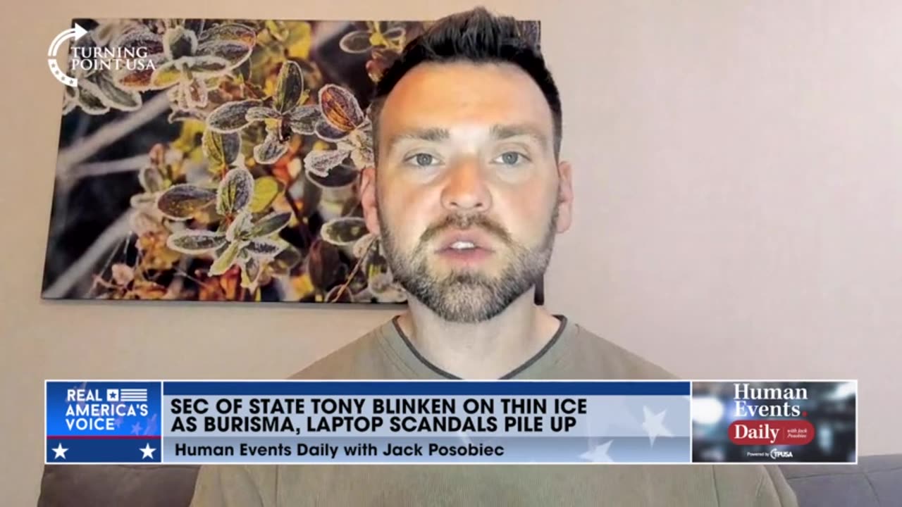 Jack Posobiec: Secretary of State Anthony Blinken caught LYING to congress about Hunter Biden's laptop