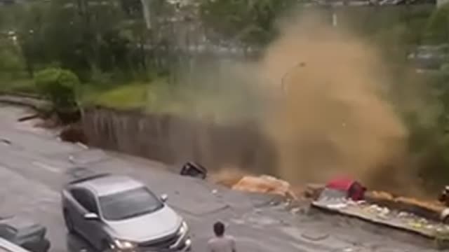 Hillside collapses in Malaysia