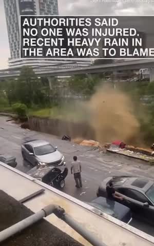 Hillside collapses in Malaysia