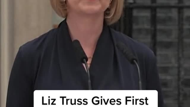 Liz Truss Gives FirstSpeech as UK's NewPrime Minister