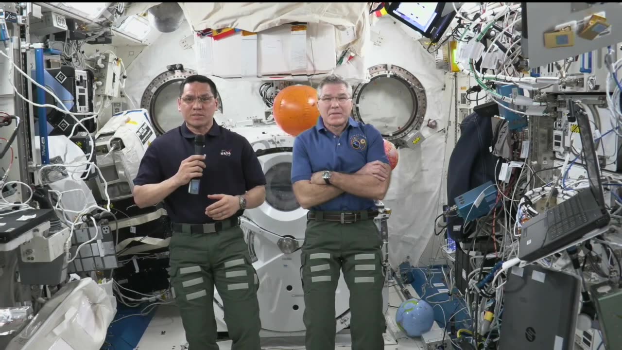 expedition 69 space station crew answers king fisher,Oklahoma student question_ Aug 14 2023