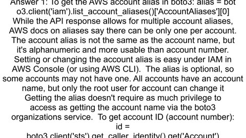 Can you get the AWS account name from boto