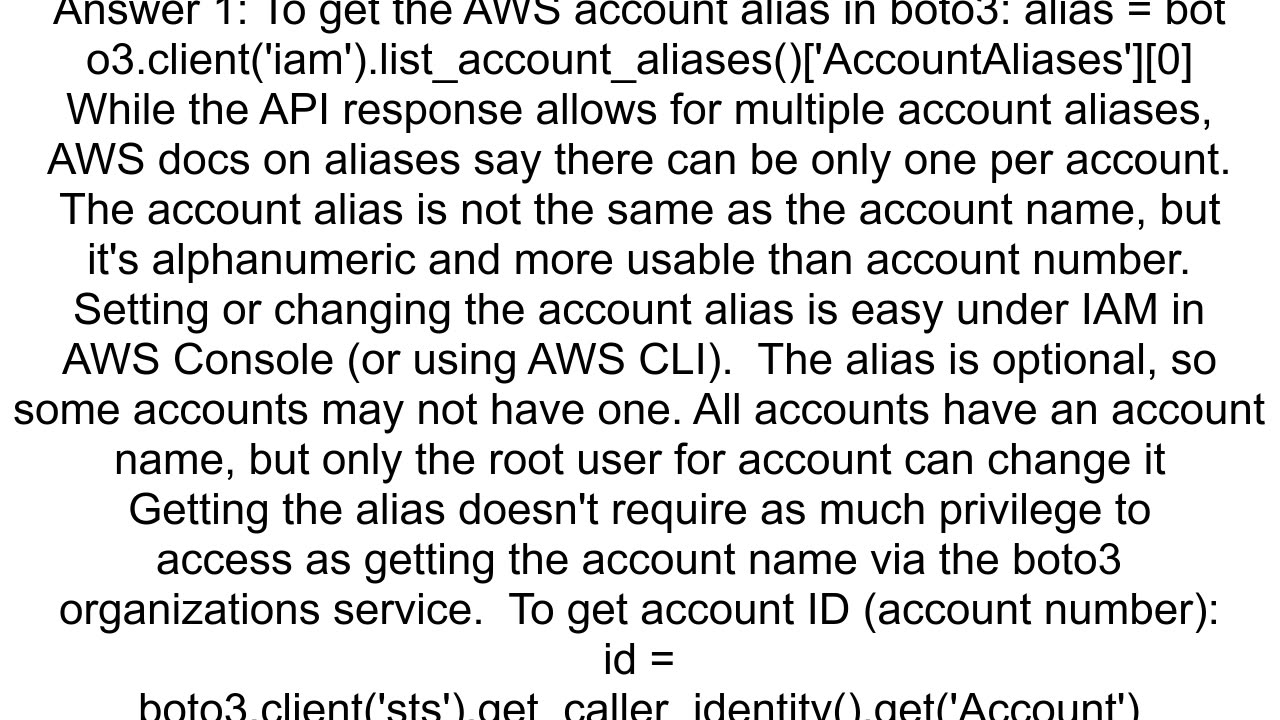 Can you get the AWS account name from boto