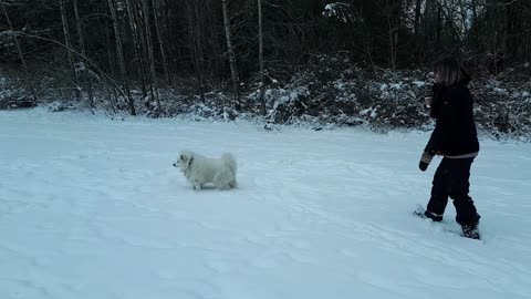 Keru's snow day...