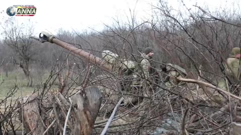 Servicemen of the 2nd Army Corps of the LPR destroy the enemy near Lisichansk