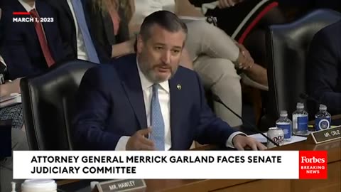 Ted Cruz Confronts Merrick Garland About Treatment Of Hunter Biden And Trump