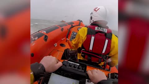 Lone Sailor Saved Amid Severe Storm With 20-Foot-High Ocean Waves