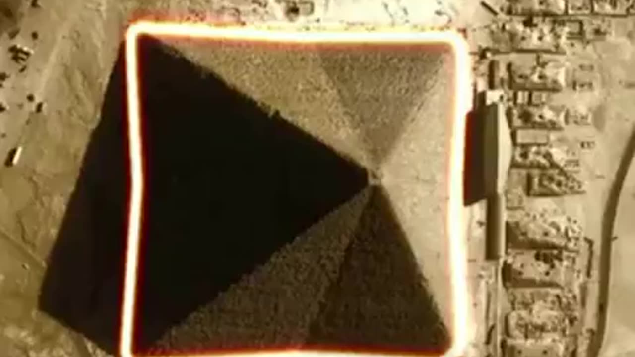 The Great pyramid of Giza has eight sides