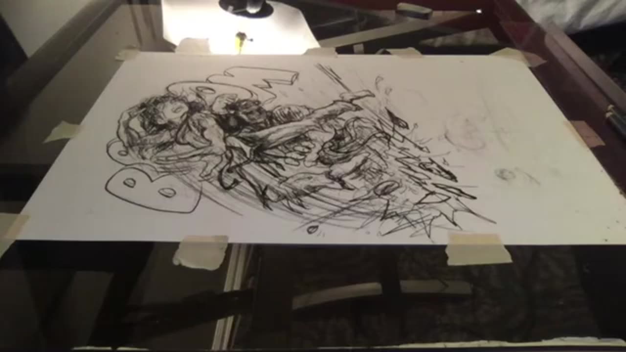 Lo-fi Draw and Chill: Charcoal Art for page 101