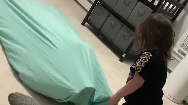 Toddler Taken Out by Fitted Sheet