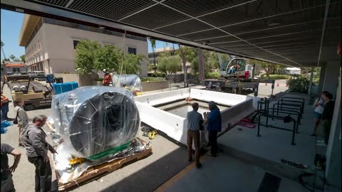 Too Big for the Door- How Engineers Installed a NASA Space Telescope Test Chamber