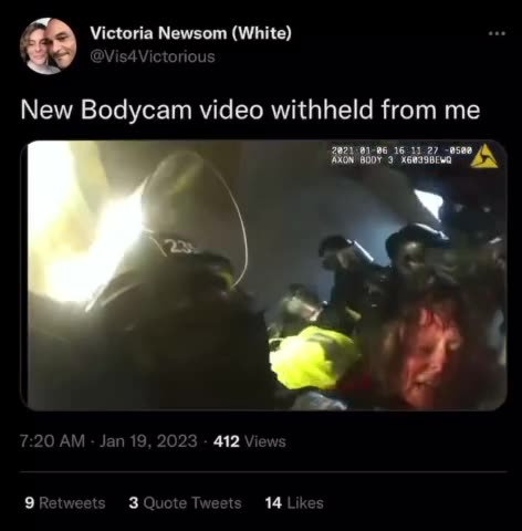 Here is Victoria White during her police beating.