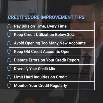 Carvelli Key Points! Credit Score Improvement Tips