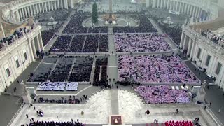 Pope Francis presides over farewell to Benedict