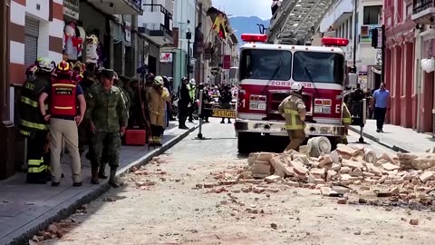 Magnitude 6.8 earthquake shakes Ecuador