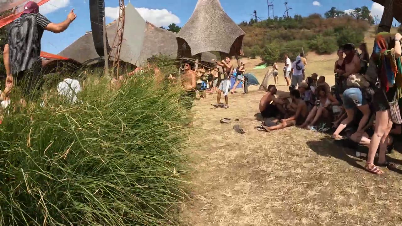 Freedom Fighters live @ Ozora festival 22 (Dusty Kid- Psika (Freedom Fighters Rmx)(4k) walk in part2