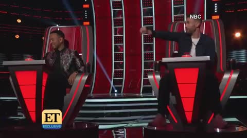 The Voice Season 16 Bloopers Adam Levine Does His Best Country Twang (Exclusive)