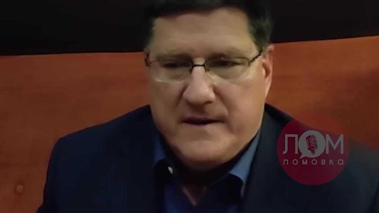 American military analyst Scott Ritter in an exclusive interview with Lomovka
