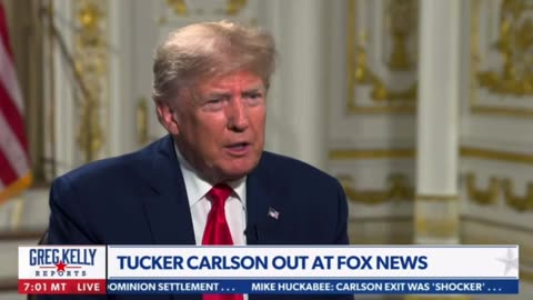 "I'm Shocked. I'm Surprised!" President Trump on Tucker's Ouster from FOX News