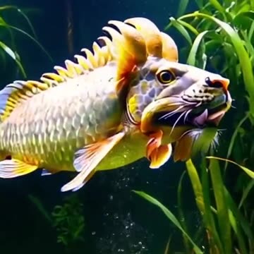 Fish with a horse head