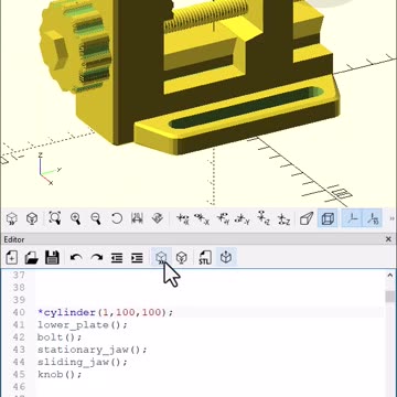 OpenScad: Disable Modifier