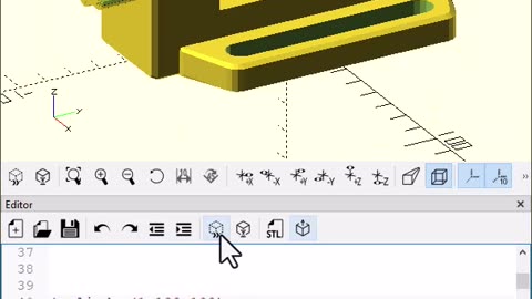 OpenScad: Disable Modifier