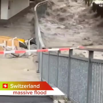 🇨🇭 On June 21, 2024, a massive flood occurred in Zermatt, Visp canton, Switzerland.