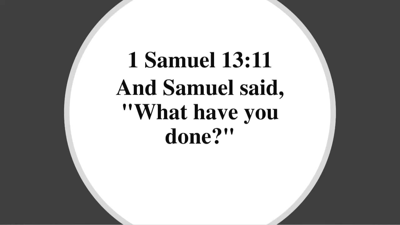 1 samuel pt 8