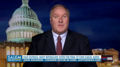 The GOP approved FEMA money for illegals. John Solomon with Sebastian Gorka on AMERICA First