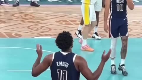 Joel embiid celebration was wild