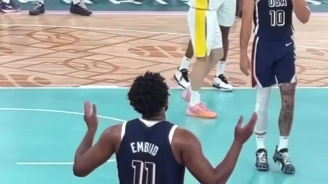 Joel embiid celebration was wild