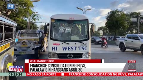 Franchise consolidation ng PUV's, palalawagin hanggang Abril 30