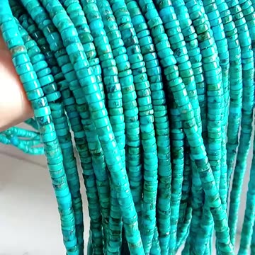 4mm Natural turquoise heishi for Jewelry Making Design high quality turquoise beads