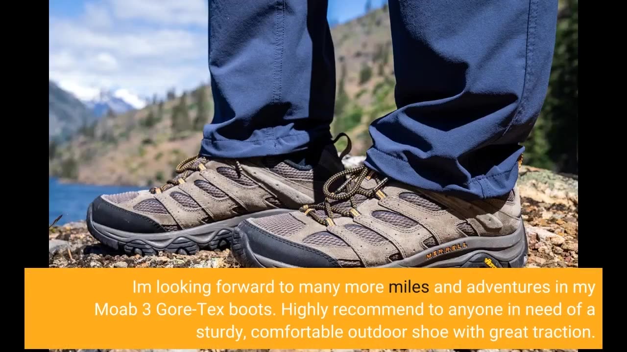 Real Comments: Merrell Moab 3 Mid Gore-TEX Men Outdoors Shoes