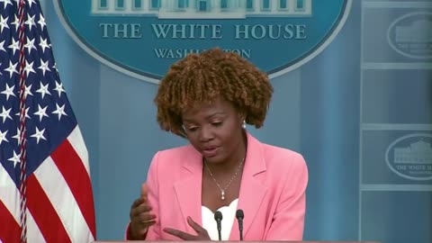 REPORTER: "Why can't the President take questions from the press?"