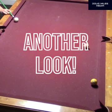 1 BALL ON THE RAIL INTO THE CORNER POCKET!