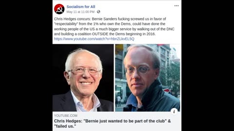 Bernie Sanders Failed Us Because He Cared - Chris Hedges